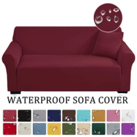 Waterproof Elastic Sofa Covers for Living Room ArmChair Couch Cover Corner Sofa L-shape Sofa Slipcover Furniture Protector