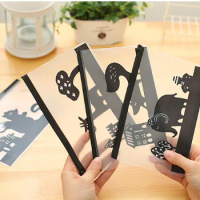 Lovely Creative animal translucent frosted glass envelope Edge receive bag student simple Pencil Cases materil escoar