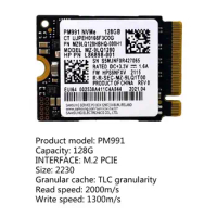 PM991 128G 2230 PCIE3.0 NVME SSD High Speed Data Transfer for Laptop Tablets Storage Hard Disk Card