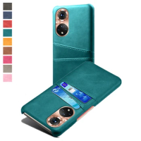 PU Leather Card Slots Wallet Cover, Luxury Case for Huawei Honor 50 V40 X10 Max 5G 9X V30 Pro Note 10 9 10X Lite 10I 9A 9C