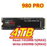 SSD M2 4TB980 Pro Nvme M.2 2280 PCLE 4.0X 2TB 1TB Internal Solid State Drive 980 Pro HDD Hard Disk For Ps4/Ps5 Desktop/PC/Laptop