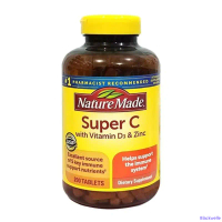Viên Super C tăng cường hệ thống miễn dịch Nature Made Super C with Vitamin D3 và Znc của Mỹ hộp 200