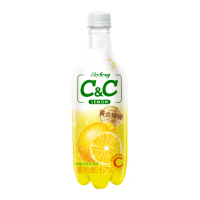 【黑松】黑松汽水C&C氣泡飲PET500mlx24入/箱(檸檬口味)