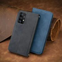 New Style A51 A50 A30S A52S 5G Flip Case Smooth Leather Wallet Coque for Samsung Galaxy A21S A22S A71 A72 A52 S A32 A12 A11 A 31