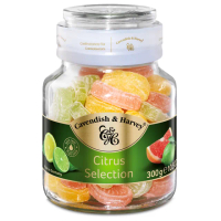 【德國卡恩迪許】經典柑橘水果糖300G(硬糖 軟糖 水果糖 送禮)