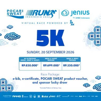 5K Virtual Pocari Sweat Run Indonesia 2026 - Jersey S Jacket XXL