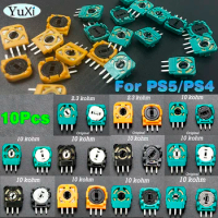 10Pcs For PS5 PS4 3D Analog Micro Switch Sensor For PlayStation/4 Controller Original OEM Mini Thumbstick Switch Axis Resistors