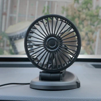 USB Cooling Fan 12 V 24V Cooling Fan For Car Truck Cigarette Lighter Plug Car Fan Car Electrical Appliances