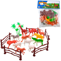 mainan kebun binatang 1lusin hewan safari 12pc mainan figurin hewan mainan hewan safari animal set 1