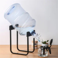 Bottled Water Stand Gallon Water Bottle Jug Dispenser Stand Rack Holder Dustproof Nozzle Tap Drinkin