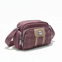 JIELSHI Naira DF1887-69 # Tas Selempang Wanita Kanvas Model Terbaru Simpel Berukuran Mini SL.350 Pin