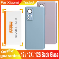 Back Housing For Xiaomi 12 Back Cover Battery Glass Rear For Xiaomi 12X / Xiaomi 12S Back Glass Repa