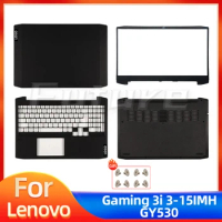 New For Lenovo IdeaPad Gaming 3 15IMH05 15ARH05 LCD Back Lid Bezel Palmrest Bottom Case Cover AP1JM000100 Housing Cover Black