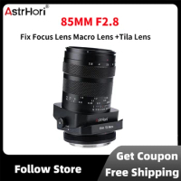 AstrHori 85mm F2.8 Fix Focus Lens Macro Lens +Tila Lens Medium Telephoto Sony E Fuji X Canon RF Nikon Z Leica/Panasonic/Sigma L