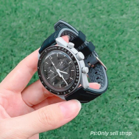 Silicone Watch band For Omega X Swatch joint Moonswatch Speedmaster Quick release Rubber Strap 20mm Moon Jupiter Sprot bracelet