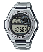 【東洋商行】CASIO 卡西歐 搭載10年電力電池 MWD-100HD-1AVDF 運動錶 潛水錶 防水錶 電子錶 男錶 女錶 手錶