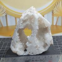 Natural Clear Quartz Druzy Geode Agate Marocco Point (1) Asli Batu Alam