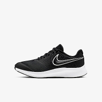 Nike Star Runner 2 [AQ3542-001] 女鞋 大童 慢跑 運動 輕量 透氣 避震 路跑 黑白