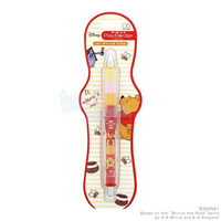 真愛日本 小熊維尼pooh 迪士尼 筆 自動鉛筆 自動筆 鉛筆 文具 4901770606163 日本製軟膠自動鉛筆-PH條紋紅