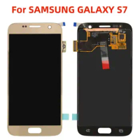 For Original Display For SAMSUNG GALAXY S7 G930A G930F LCD Display Touch Screen Digitizer Assembly Replacement For SAMSUNG S7 LC