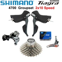 SHIMANO Tiagra 4700 2x10 Speed Groupset 4700 Derailleur ROAD Bicycle 20s Derailleur Kit 11-25 12-28 11-32T 11-34T