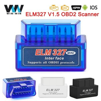 ELM327 V1.5 OBD2 Scanner Bluetooth 4.0 for Android/IOS OBD 2 Auto Car Diagnostic Tools ODB2 Scan Code Reader OBDⅡ ELM 327 V 1 5