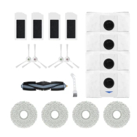 Main Side Brush HEPA Filter Mop Dust Bag Accessories For Ecovacs Deebot X1S PRO / T10S PRO T10 TURBO X1omni/Turbo