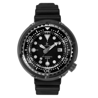 RDUNAE/RETANGULA Titanium Emperor Can Diver's Watch Automatic Mechanical Men's Classic 200m Luminous Waterproof Watch 6105 7010