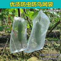 苦瓜絲瓜套袋防蟲防果蠅網袋黃瓜防蟲紗網罩青瓜蔬菜防鳥袋絲網袋