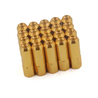 20Pc Gold M12X1.5 60MM Extended Forged Aluminum Tuner Wheel Racing Lug Nut Set Bolts Accessories Car Styling
