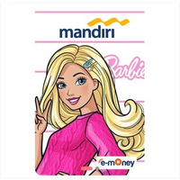 kartu E-Money Card Bank Mandiri Emoney Bisa NFC BarbieGirl