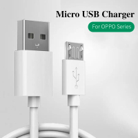สาย Micro USB ยาว 1 ม. ชาร์จเร็ว สำหรับโทรศัพท์มือถือ Android เช่น OPPO A17, A17K, A3s, A5s, A12, A1