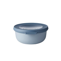 【MEPAL】Cirqula 圓形密封保鮮盒350ml-藍