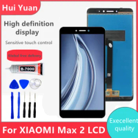 6.44"; Original For Xiaomi Mi Max 2 LCD Display Touch Screen, For Mi Max2 MDE40 MDI40 LCD Display Replacement,with Frame 100%Tes
