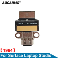 Aocarmo 1Pcs USB Type C Thunderbolt 4 Dock TP Port Flex Cable Replacement Parts For Microsoft Surface Laptop Studio 1964 14.4"