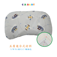 【C.D.BABY】嬰童枕蜂巢網 L(嬰兒枕 兒童枕透氣枕 塑型枕 3D網枕)