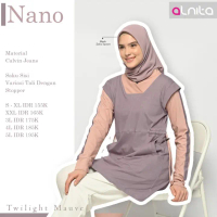 ALNITA ATASAN TIPE NANO BAHAN CALVIN JEANS