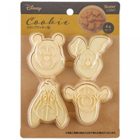 【震撼精品百貨】小熊維尼 Winnie the Pooh ~迪士尼 小熊維尼 造型餅乾壓模4入組 (米款)*54971