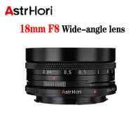 AstrHori Tilt 18mm F8 Lens Full frame Wide-angle camera lens for Canon RF Nikon Z Sony E Sigma/Panasonic/Leica L Mount Camera