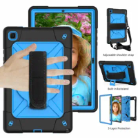 Kids Safe Shockproof Case for Samsung Tab A7 10.4" 2020 T500 T505 Silicon Stand Cover for Samsung Galaxy Tab A7 Tablet Case