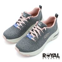【全館滿額折】 Skechers ARCH FIT 灰粉 織布 足弓支撐 運動鞋 女款 NO.J1116【 149058GYPK 】