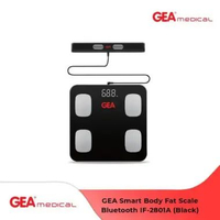 Gea Timbangan Badan Digital Bluetooth Smart Body Fat Scale Bluetooth IF-2801A Putih
