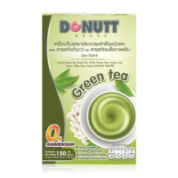 DONUTT Instant Green Tea Mixed White Kidney Bean Extract And Green Coffee Bean Extract 10 Sachets