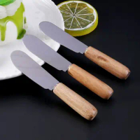 New Mini Sandwich Spreader Butter Cheese Slicer Knife Stainless Steel Spatula Kitche