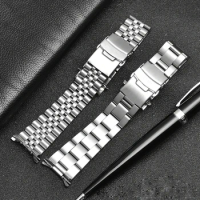 Stainless Steel Band Solid for Oyster For Seiko SKX007 SKX009 Five-bead Wristband Men Bracelet 18mm 20mm 22mm Watch Accessories