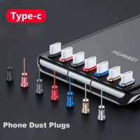 2PC Type C Plug Dust Plug 3.5mm Earphone Jack Sim Card USB Type-C Anti Dust Plug For Samsung S10 S9 S8 Note 8 Huawei P10 P20 P30