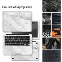 DIY Geometric pattern Laptop Skin stickers Universal PVC Skin13"14"15.6"17.3"Creative Film for Macbook/Lenovo/Alienware/Acer/HP