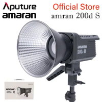 Aputure amaran 200D S LED Video Light 5600K Daylight Bluetooth App Control 8 Lighting Effect DC/AC Power Supply for Video Studio