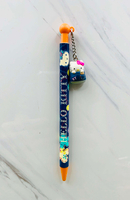 【震撼精品百貨】Hello Kitty 凱蒂貓~日本SANRIO三麗鷗 KITTY 地方限定版原子筆/中性筆-牛仔*73964