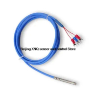 PT100 Thermal Resistance pt1000 Temperature Sensor Platinum Thermal Resistance Silicone cable Shielding Wire waterproof